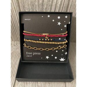 Free Press bracelet set NEW IN BOX